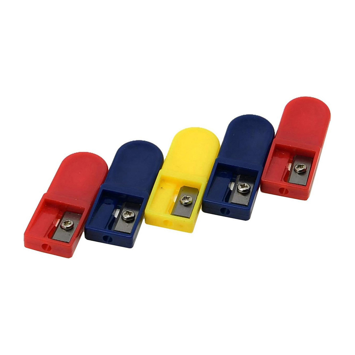 2.0 Lead Pointer Pencil Sharpener Portable Handheld Sharpener for 2.0mm Pencil Lead Refills Random Colors Pack of 6