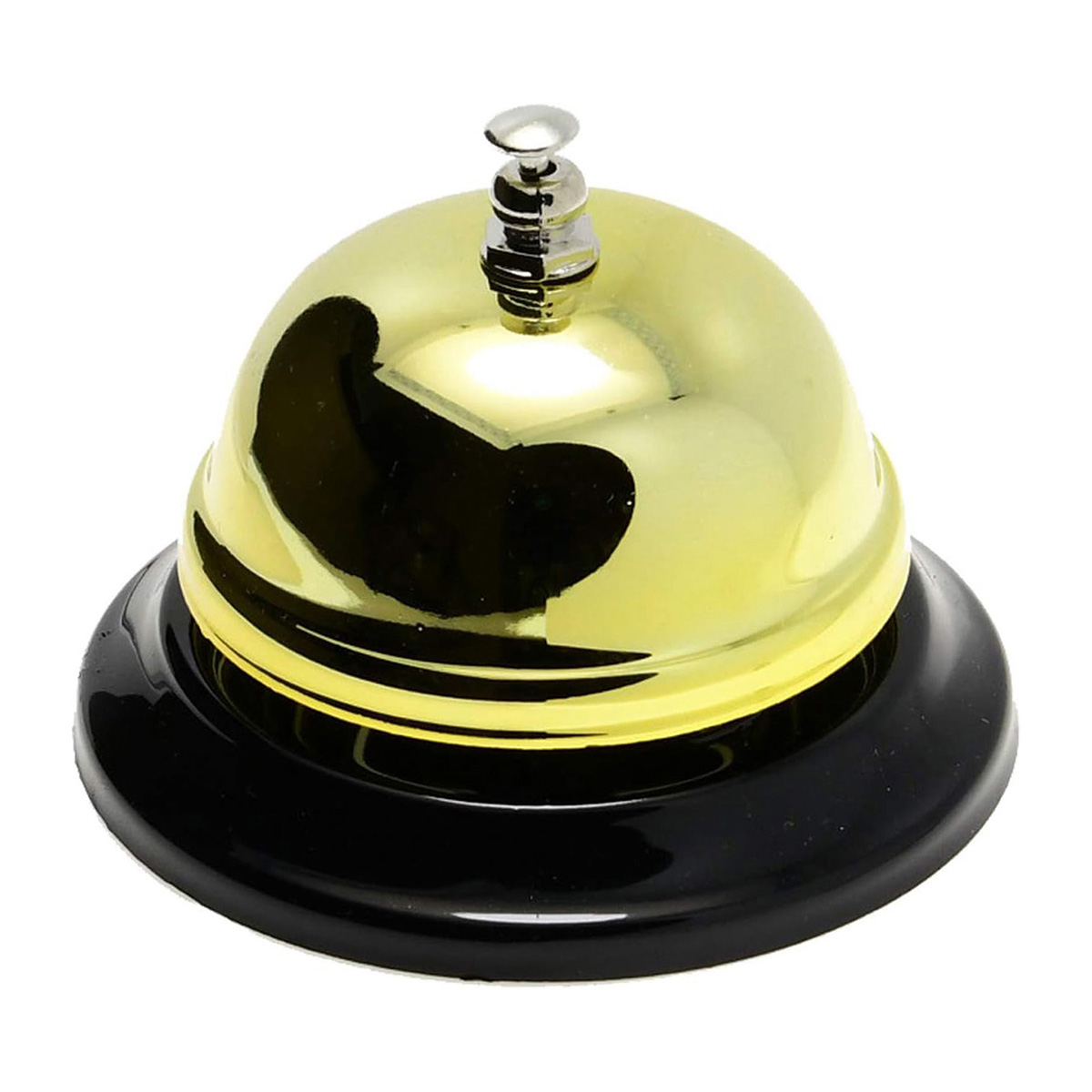 Call Bell Golden Desk Service Bell Customer Ding Bell 3.35 inch